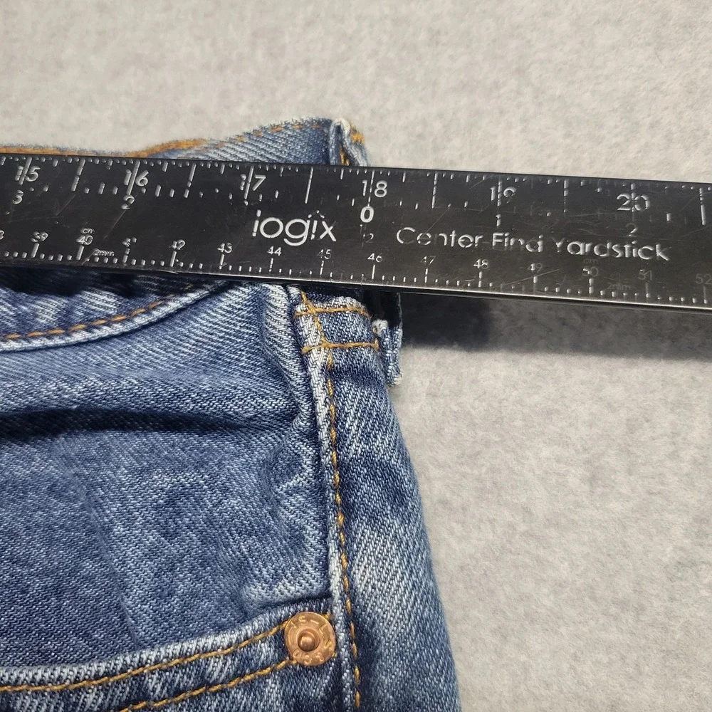 Levi's 505 Regular Fit Straight Leg Blue Denim Jeans‎ Mens Size 36x30